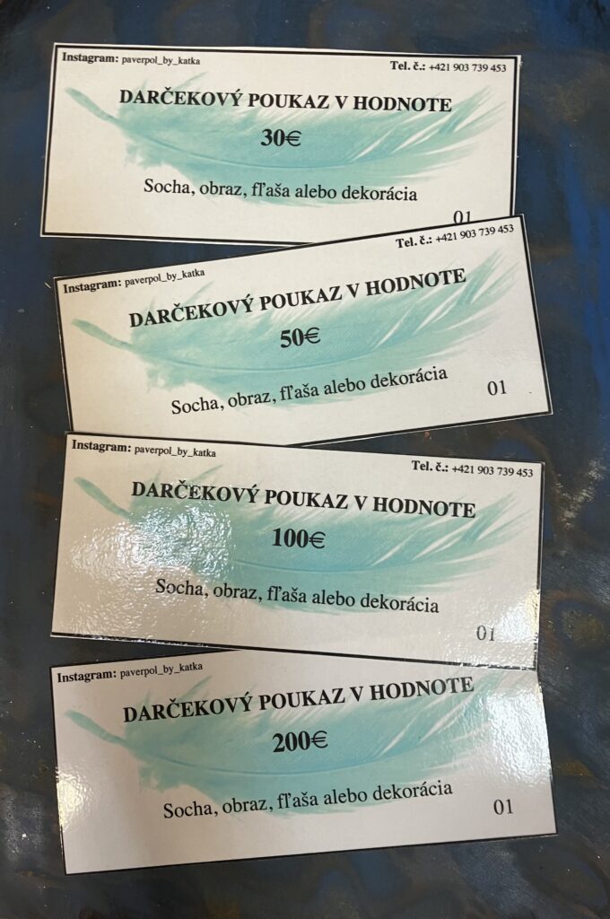 Darčekové poukazy